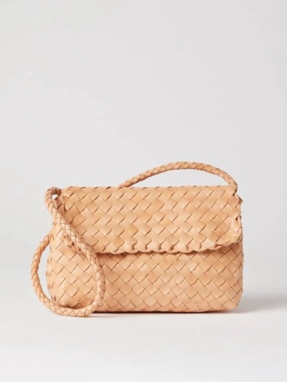 Loeffler Randall Woven Leather Small Shoulder Bag $295